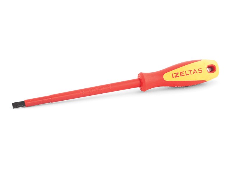 İZELTAŞ 1000V İZOLE ELEKTRİKÇİ TORNAVİDA 6.5X150 DÜZ